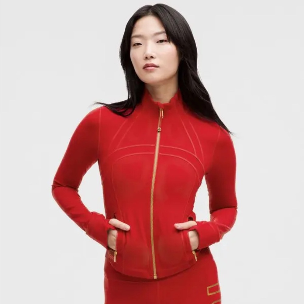 🔴SOLD Women's Red Zip-Up Jacket